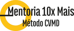 logomarca MENTORIA 10X MAIS MÉTODO CVMD